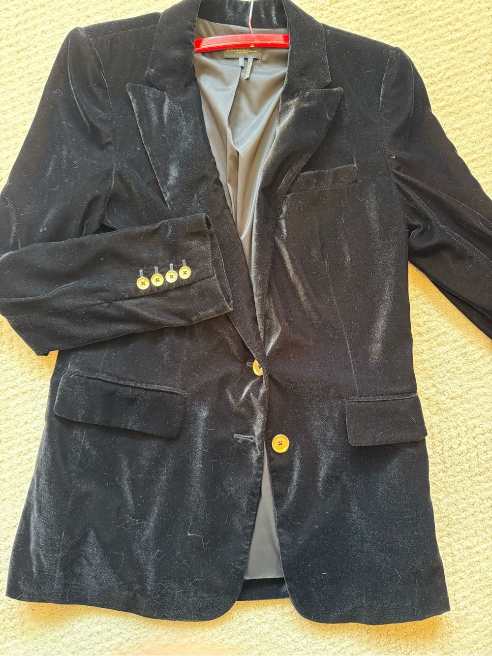 Velveteen blazer